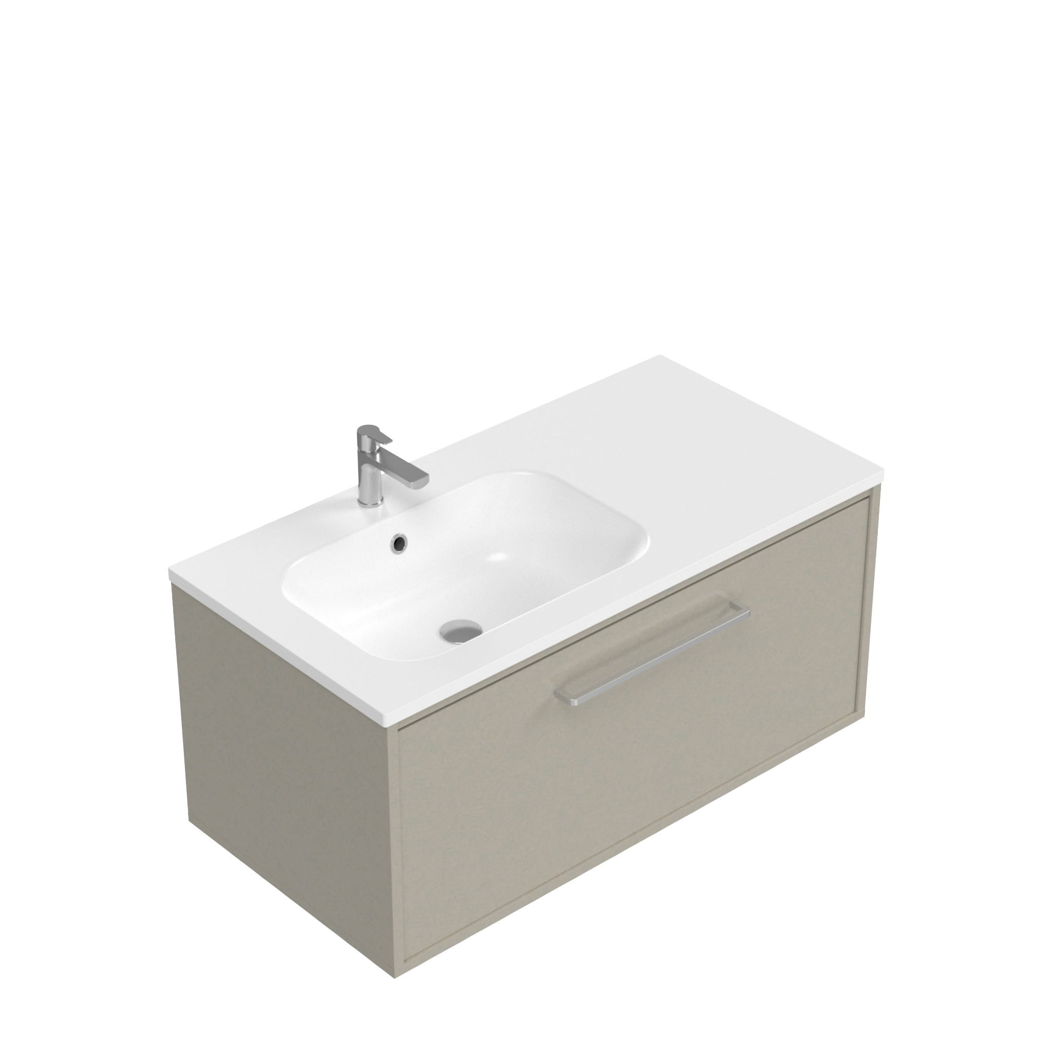 Velora Single Tier Wall Hung Vanity