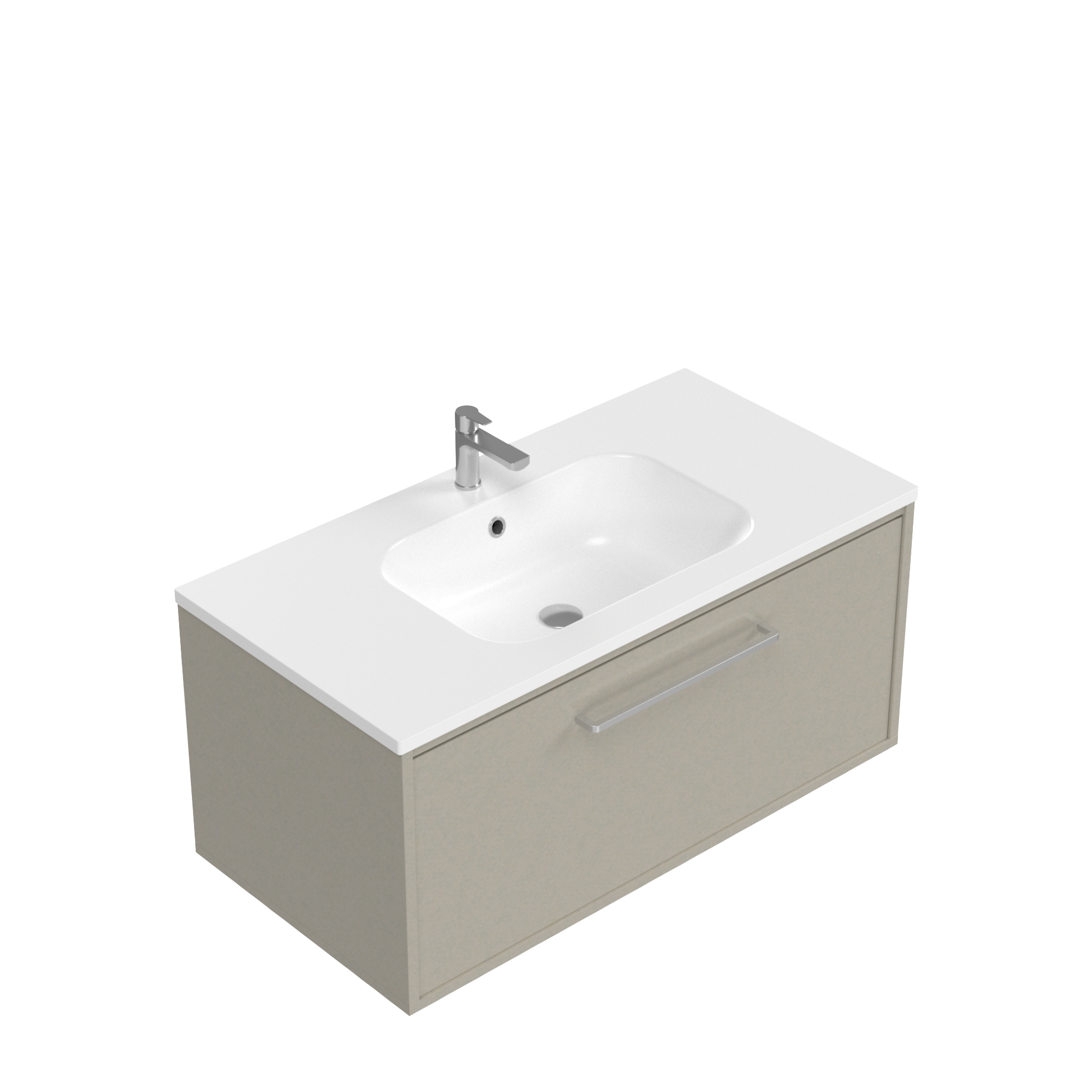 Velora Single Tier Wall Hung Vanity