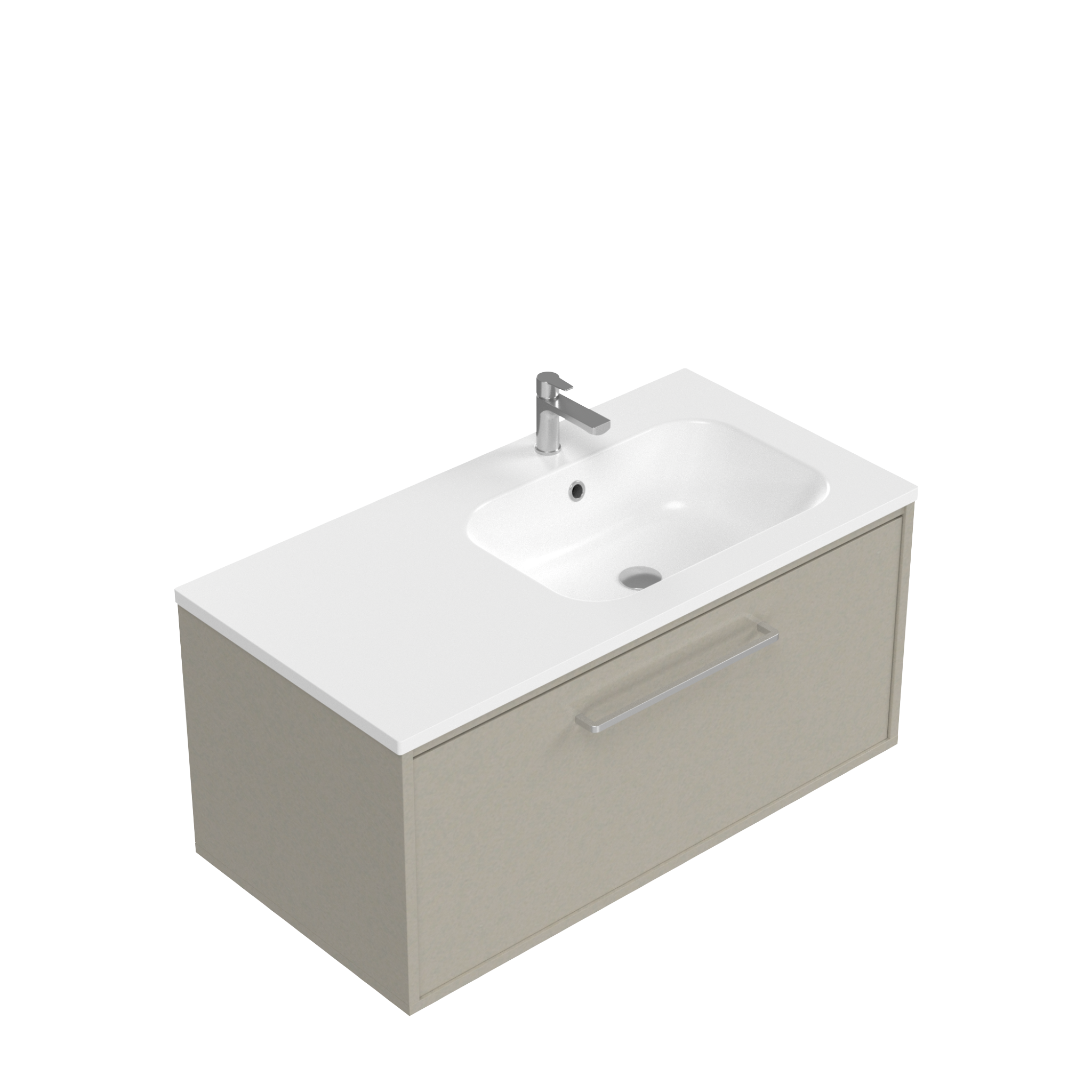 Velora Single Tier Wall Hung Vanity