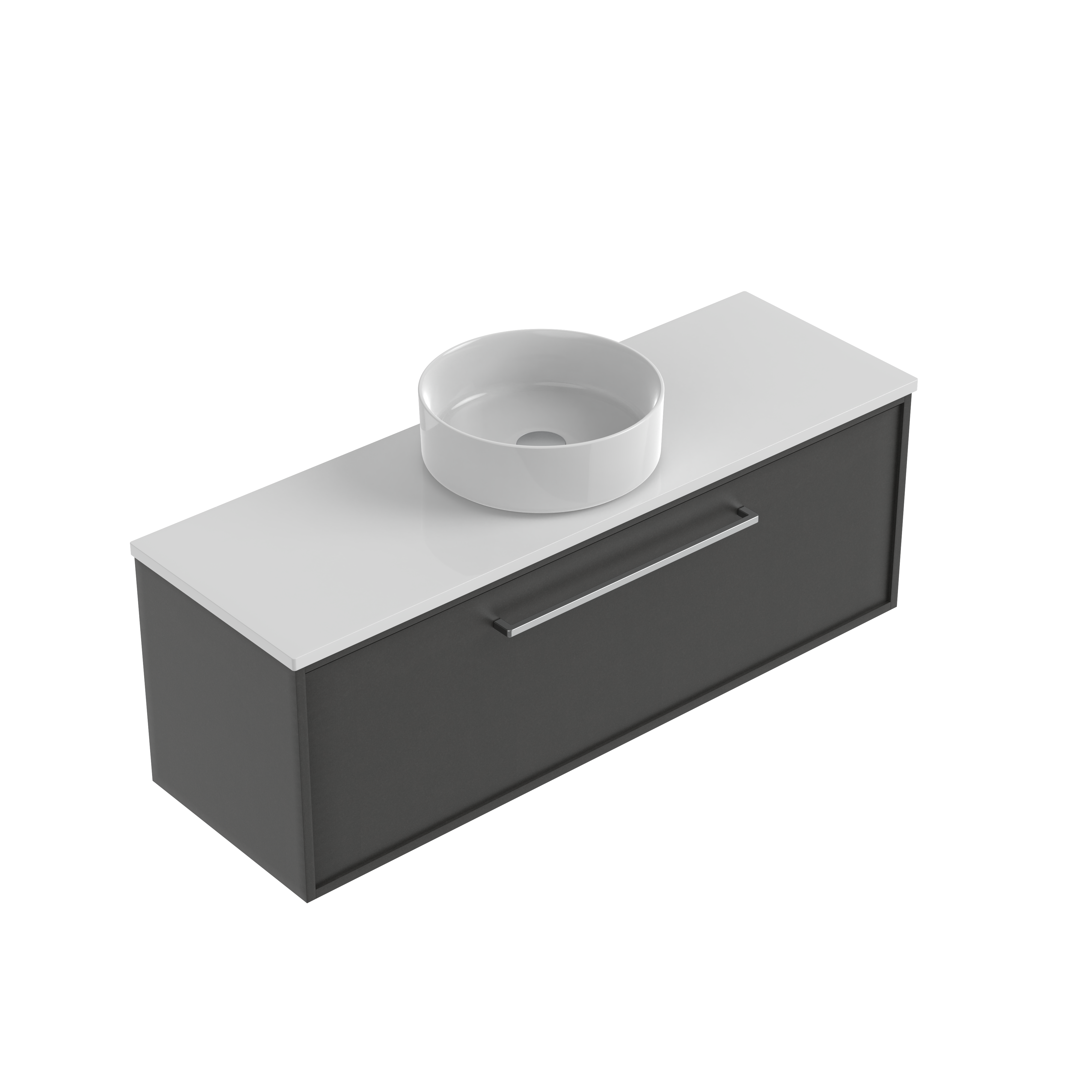 Velora Slim Luxe Single Tier Wall Hung Vanity