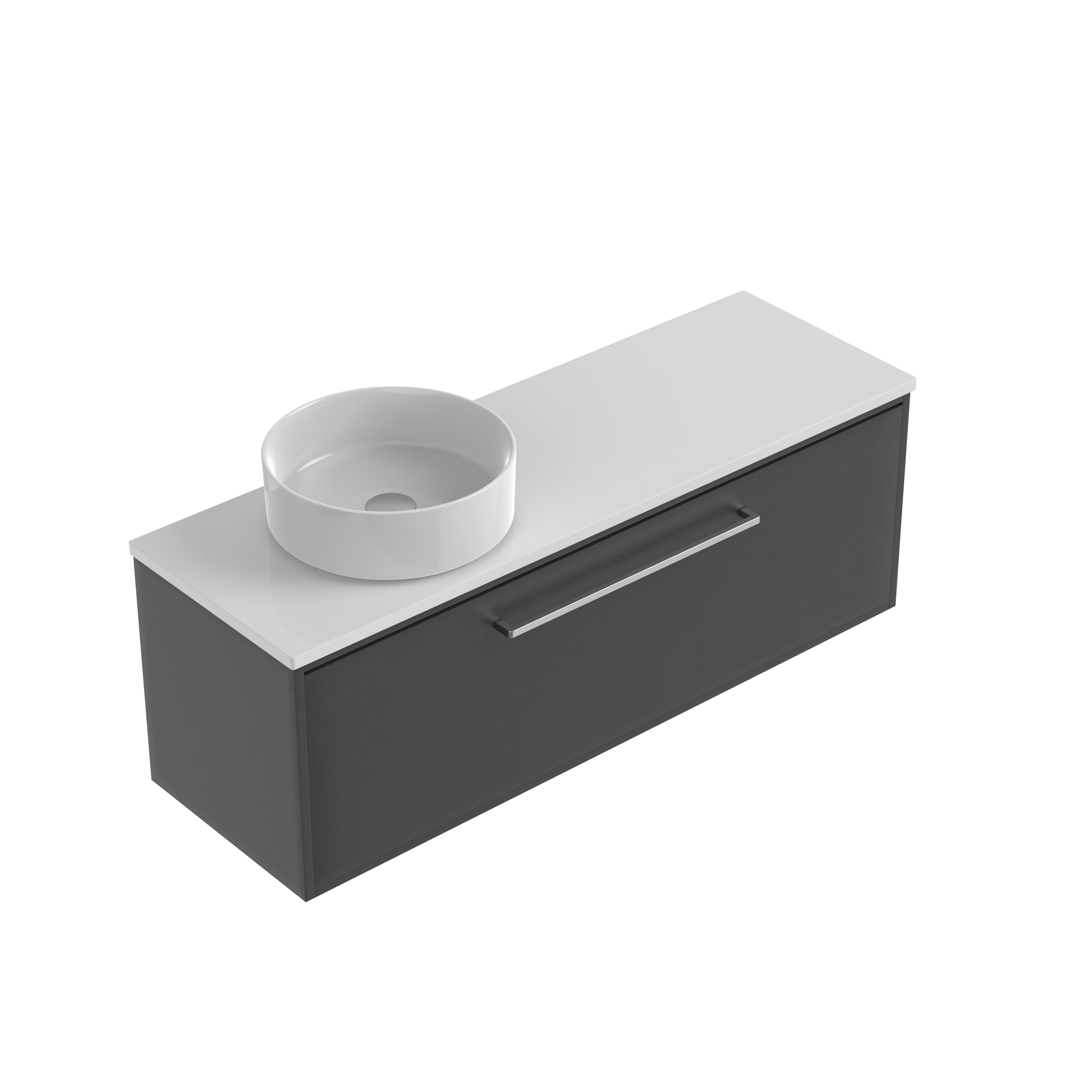 Velora Slim Luxe Single Tier Wall Hung Vanity