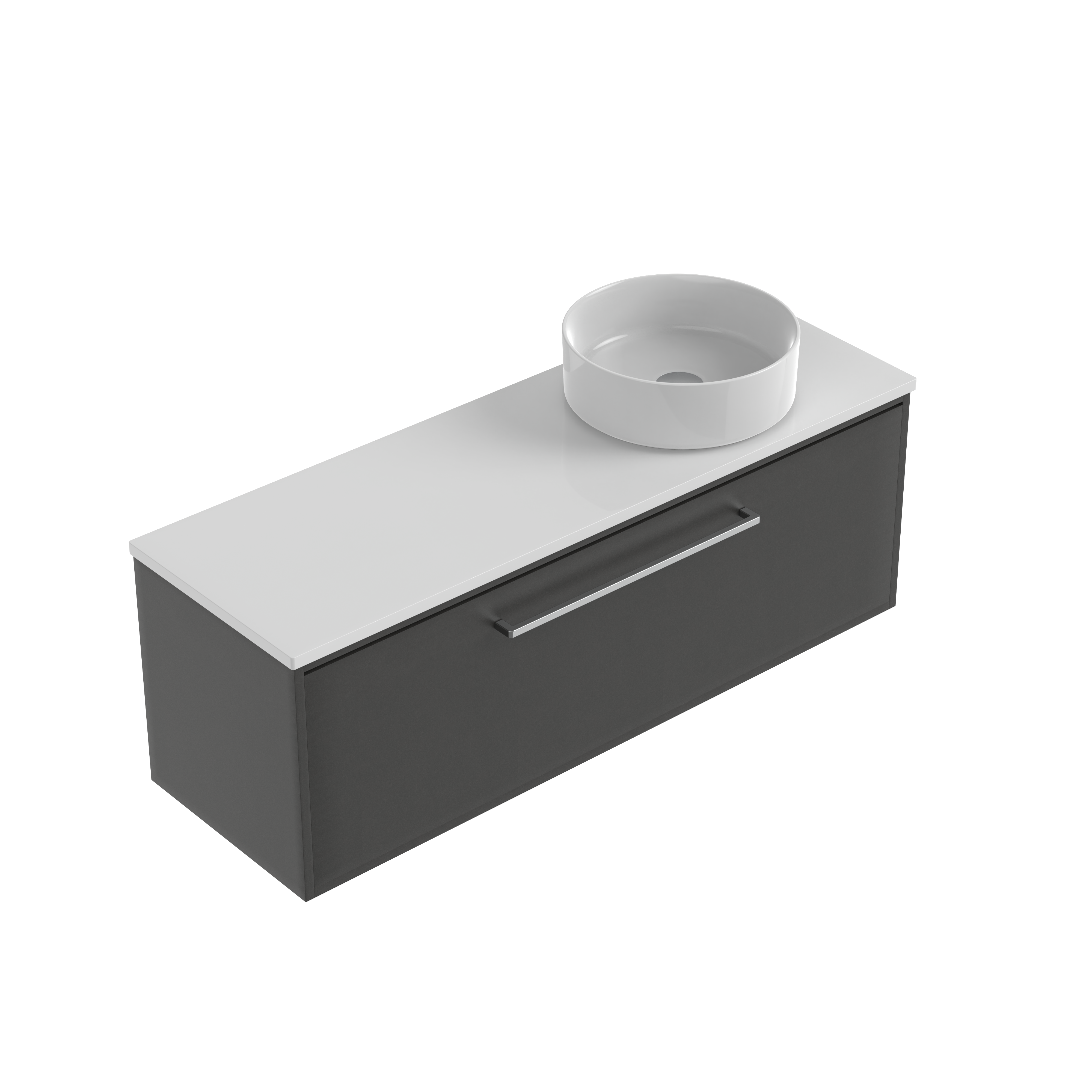 Velora Slim Luxe Single Tier Wall Hung Vanity