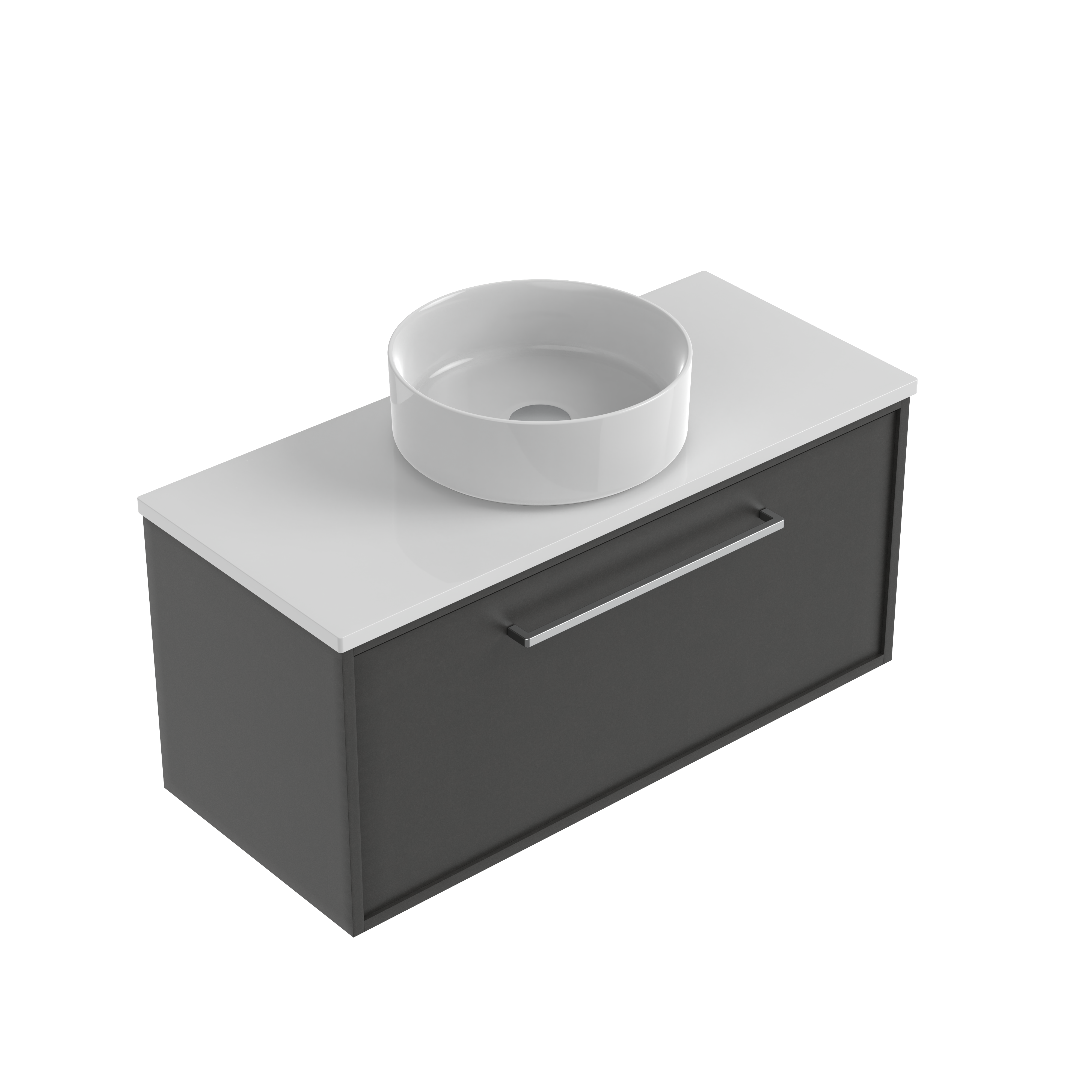 Velora Slim Luxe Single Tier Wall Hung Vanity