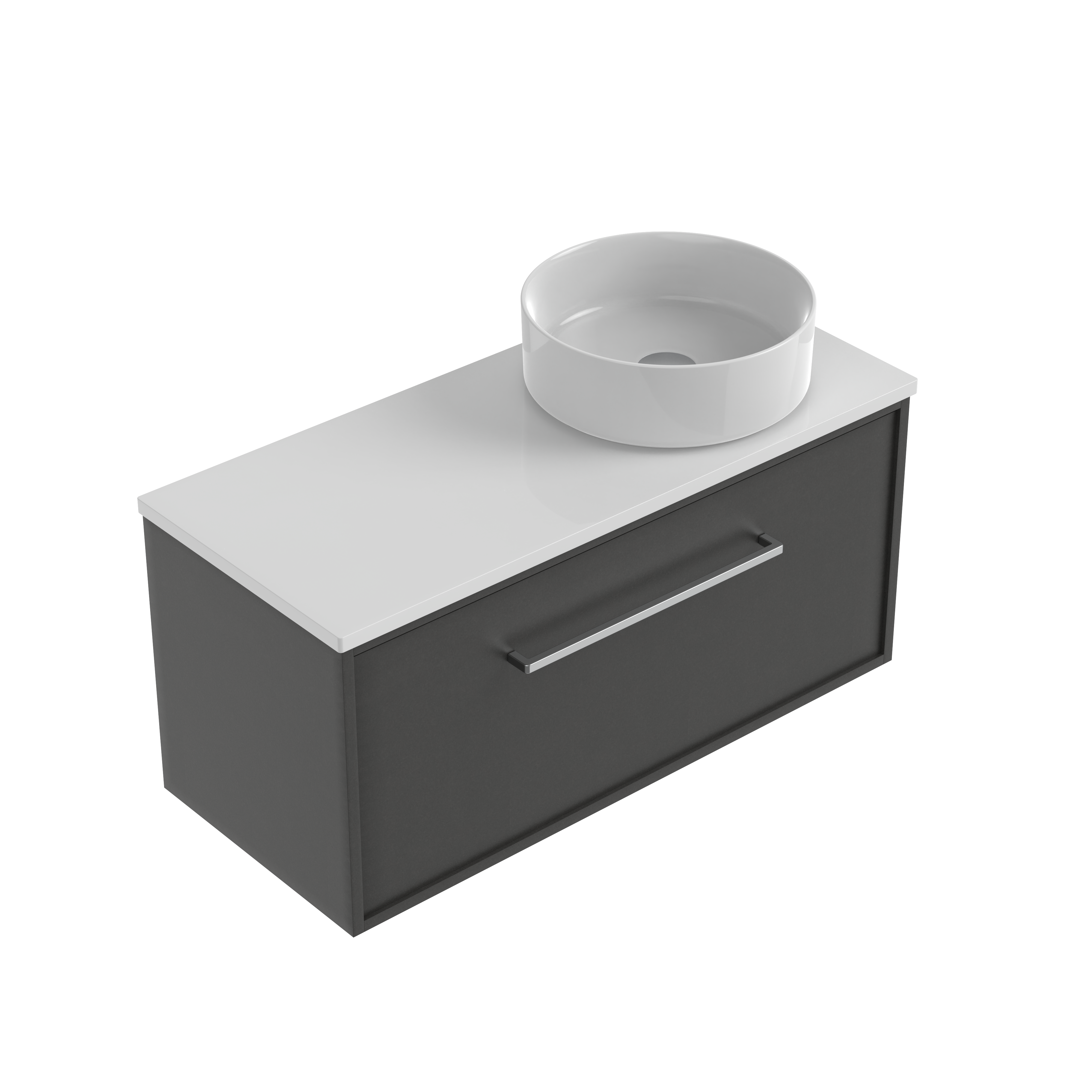 Velora Slim Luxe Single Tier Wall Hung Vanity