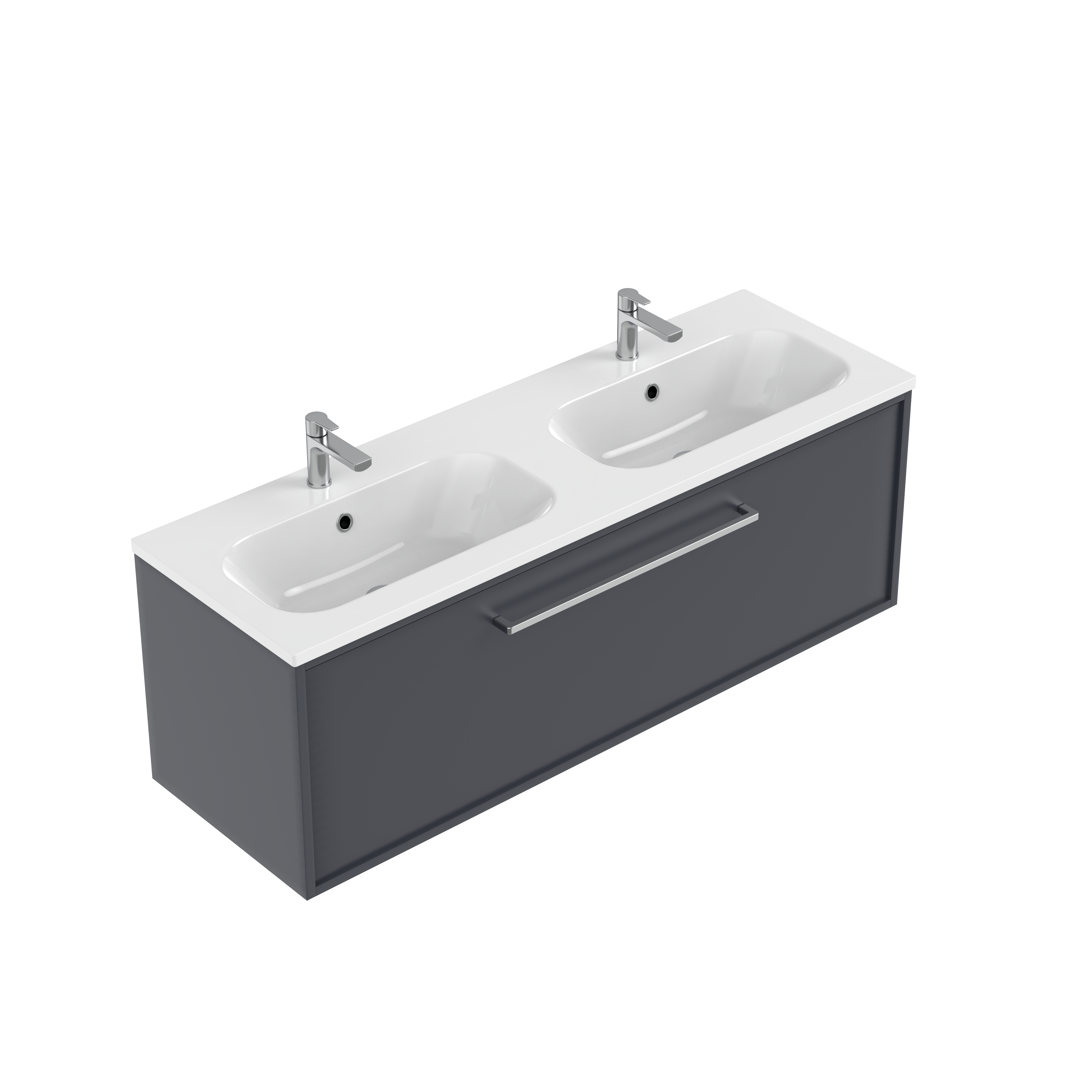 Velora Slim Single Tier Wall Hung Vanity