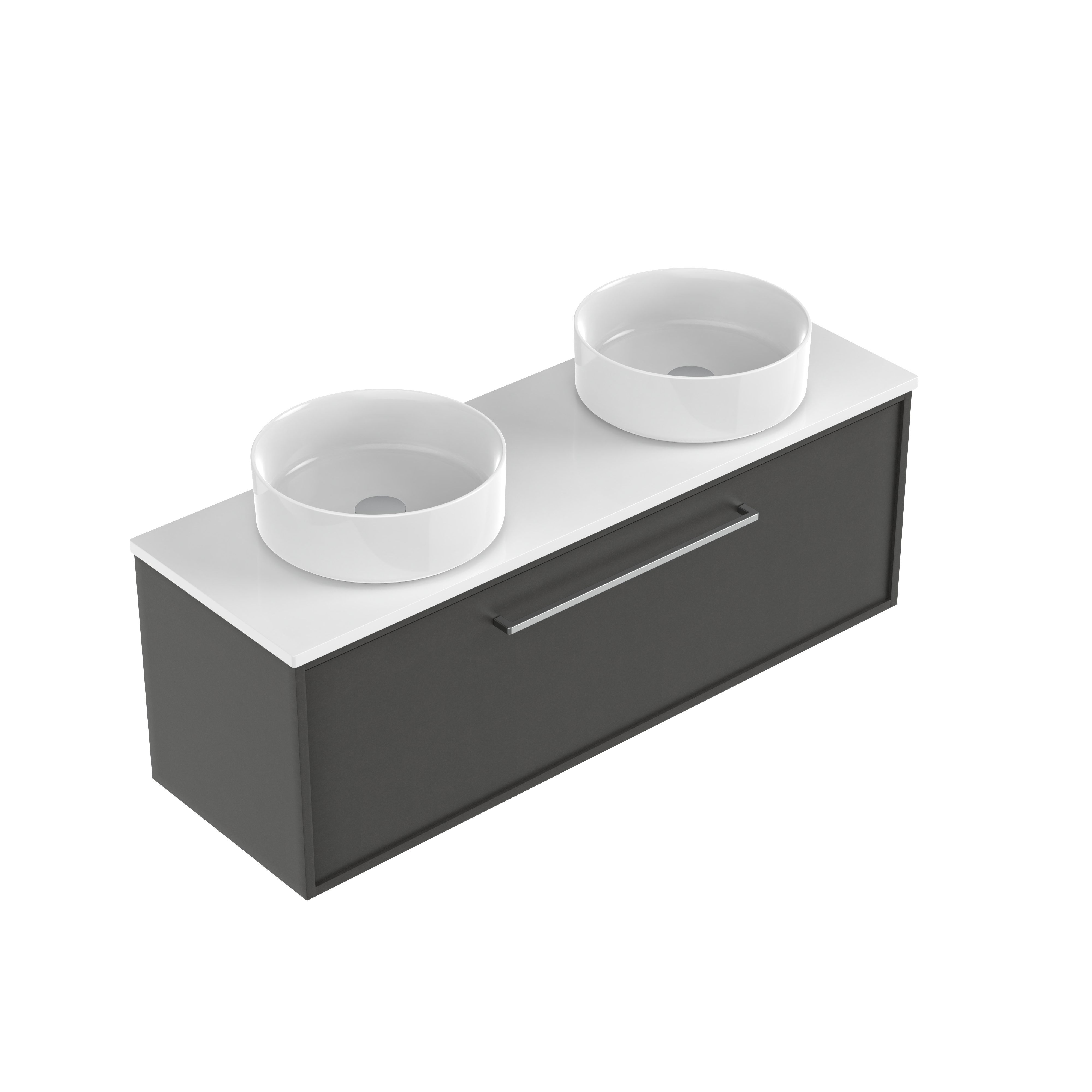 Velora Slim Luxe Single Tier Wall Hung Vanity