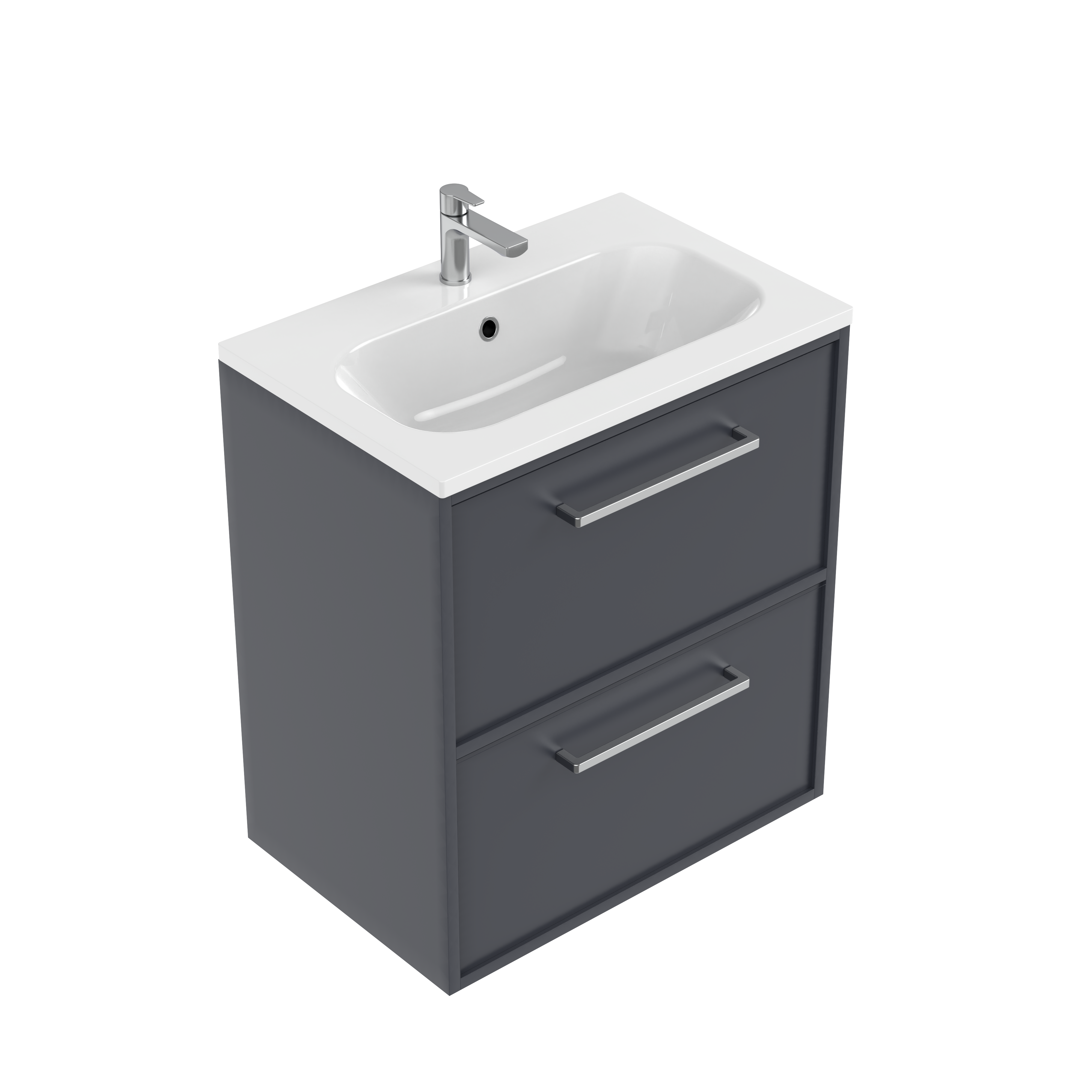 Velora Slim Double Tier Wall Hung Vanity