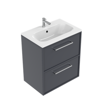 Velora Slim Double Tier Wall Hung Vanity