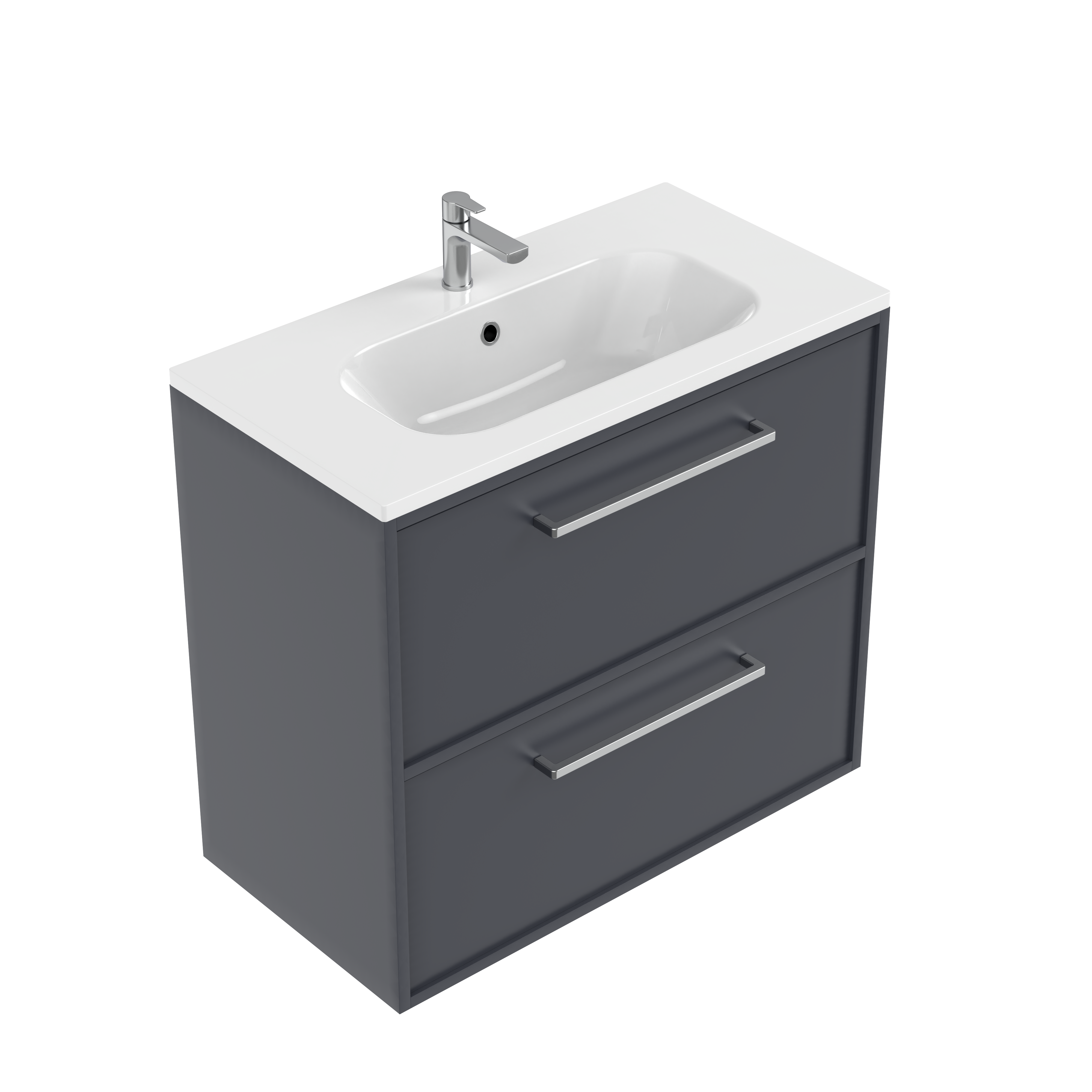 Velora Slim Double Tier Wall Hung Vanity