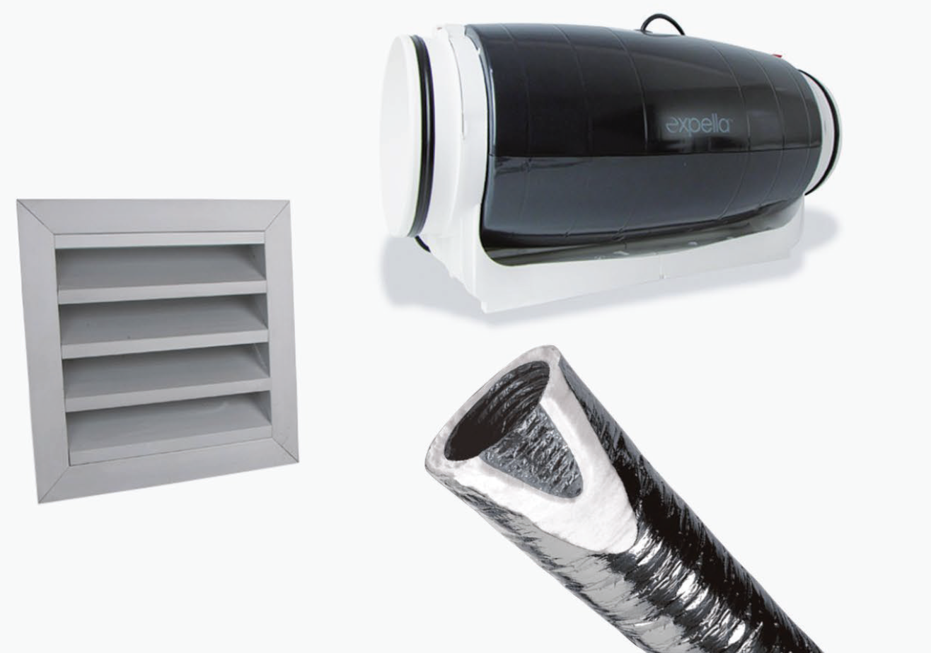 Linear Slot Diffuser with Quiet Flow Exhaust Kit