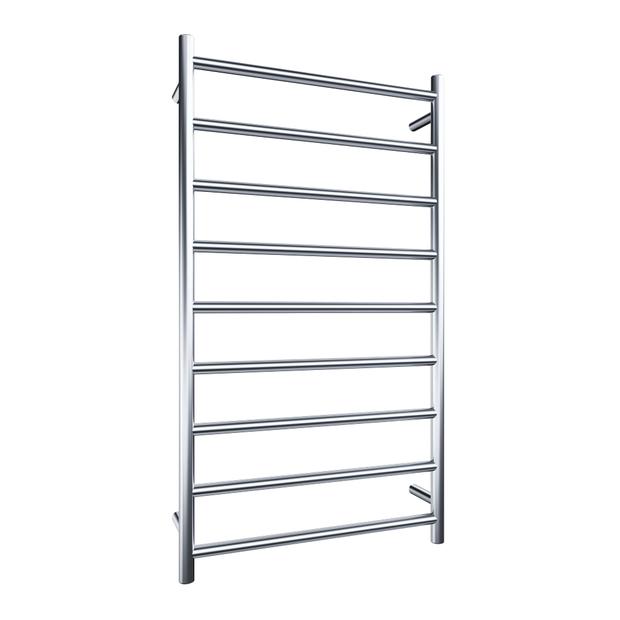 Evoke 9-Bar Heated Towel Rail - Chrome