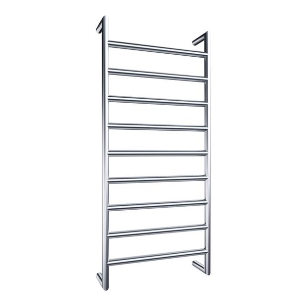 Luna 9-Bar Heated Towel Rail - Chrome