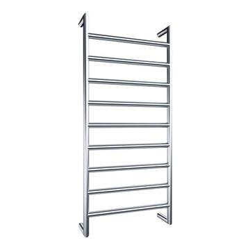Luna 9-Bar Heated Towel Rail - Chrome