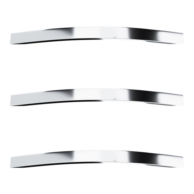 Nova Curved Heated Towel Bar - 700mm - Chrome