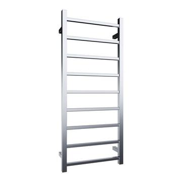Quadro 9-Bar Heated Towel Rail - Chrome