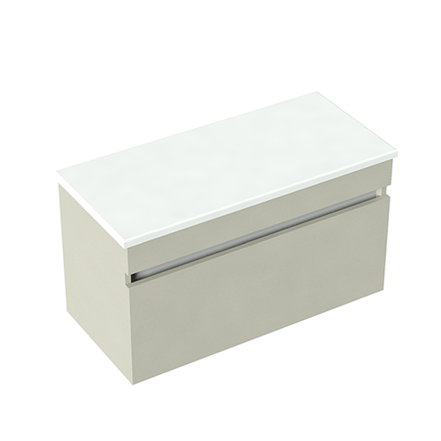 Vega Slim Single Tier Wall Hung Vanity